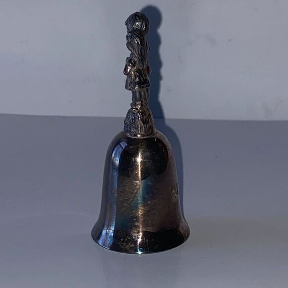 New England Collectors Society Bell Jack and Jill Silver Plate Nursery Rhyme - Picture 5 of 9